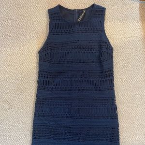 Design lab - Lord & Taylor navy blue dress. Size XS.